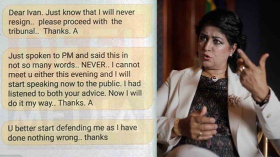 [Document] Crise au sommet de l’Etat : Ameenah Gurib-Fakim dévoile quand et comment elle a dit non