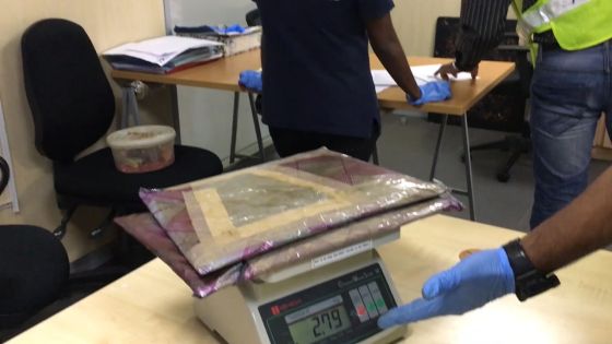 Drogue : 2,79 kilos d’héroïne saisie en première classe