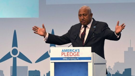 Les Fidji font le lien entre changement climatique et cyclones