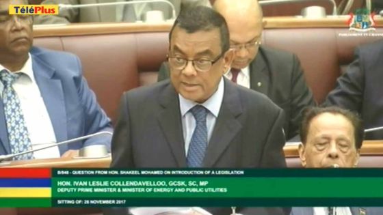 Assemblée nationale : pas de loi pour interdire aux proches des membres du Parlement de devenir fonctionnaires, selon Ivan Collendavelloo