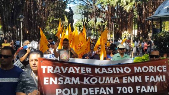 Casinos de Maurice : des employés descendent dans la rue