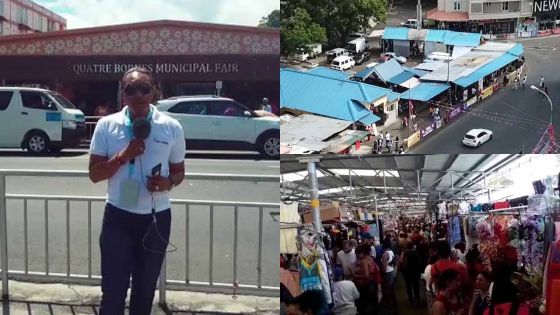 Partielle au no. 18 : Opération «grattage» au marché de Quatre-Bornes