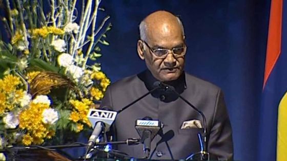 Ram Nath Kovind : « Maurice est un partenaire privilégié afin de concrétiser notre vision de la stabilité et de la paix dans l'océan Indien »