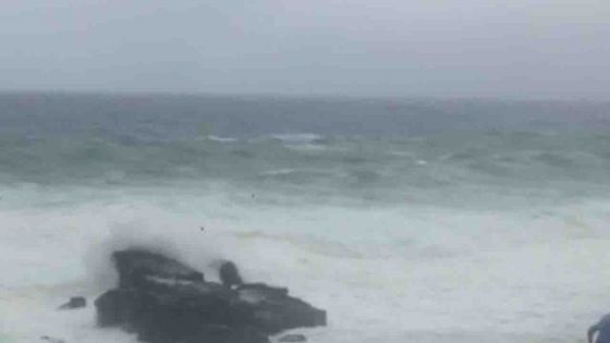 Mer déchaînée : des scènes capturées par des internautes