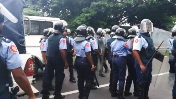 Manif de «Zenfan Roche-Bois» : forte présence de la SSU 
