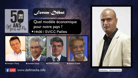 «Quel modèle économique pour notre pays après 50 ans ?» : suivez le forum-débat