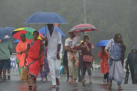 Météo : pluie et orages à Grand-Bassin ce samedi 
