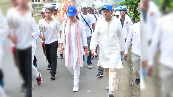 Maha Shivaratree : les 17 km de Pravind Jugnauth 