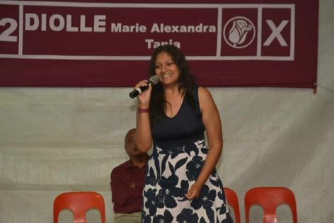 Tania Diolle : «Nous avons déjà gagné car les partis traditionnels ne peuvent dire que les habitants du no 18 les suivent»