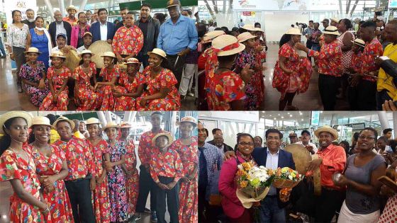 Inscription du séga tambour au patrimoine de l'Unesco : la délégation mauricienne accueillie en fanfare