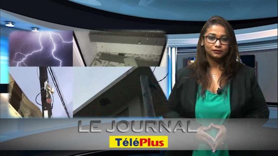 Le Journal Téléplus – Plusieurs habitations et bâtiments affectés par la foudre dans l’est de l‘île