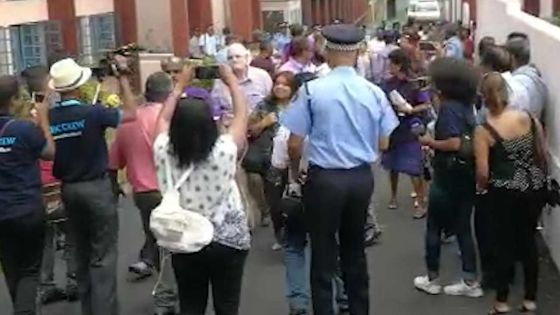 Altercation entre des partisans du MMM et des activistes du Mouvement patriotique