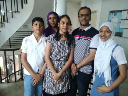 Trois lauréates pour le Droopnath Ramphul State College 