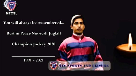 Hippisme : hommage au jockey Nooresh Juglall au Champ de Mars