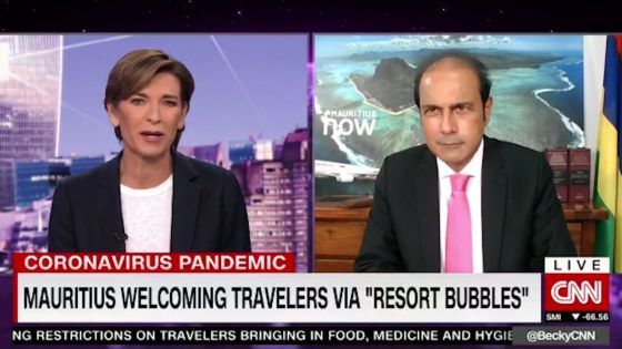 Sur CNN : les risques de contamination à la Covid-19 restent une source de préoccupation, précise Obeegadoo 