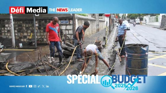 Budget 2025-26: Rs 2,4 milliards allouées aux projets d’infrastructures de drains