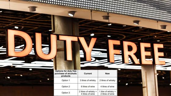 Budget 2025-26 : Moins d’alcool autorisé en duty-free à l’arrivée