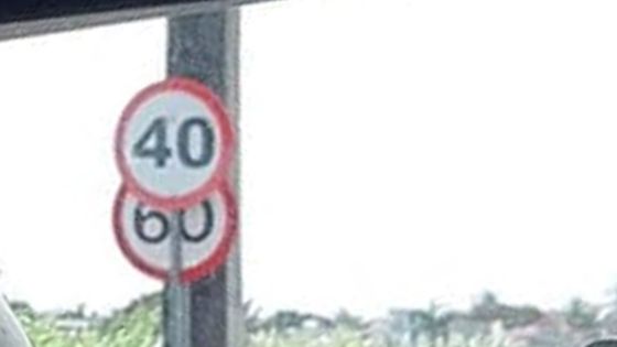 Petit-Raffray : panneau de limitation... à deux vitesses