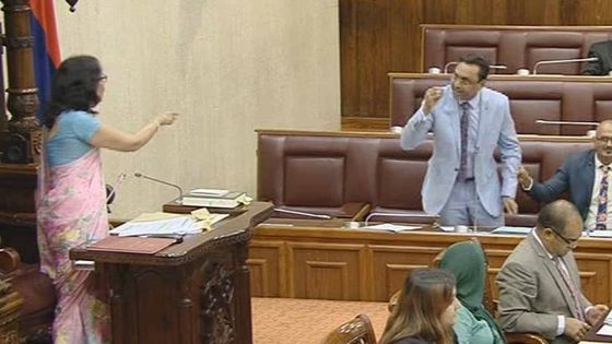 Parlement : Maya Hanoomanjee expulse Ravi Rutnah 