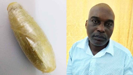 Un passeur congolais purge Rs 18 millions d’héroïne