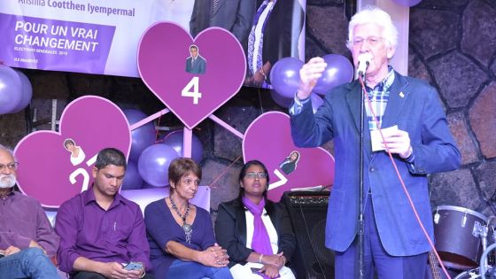 Législatives 2019 : «Pou ena sok. pou ena sirpriz», dit Paul Bérenger