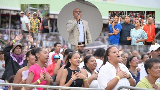 En images : concert spirituel du père Grégoire, des politiciens présents