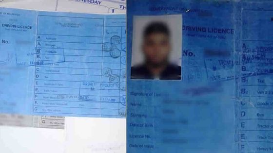 Au Driving Test Centre de Flacq : arrêté avec un faux permis, il dit l’avoir acheté à Rs 5 000  