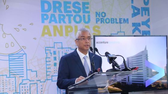 «2 000 emplois seront créés grâce au secteur du TIC au cours de deux prochaines années», dit Pravind Jugnauth