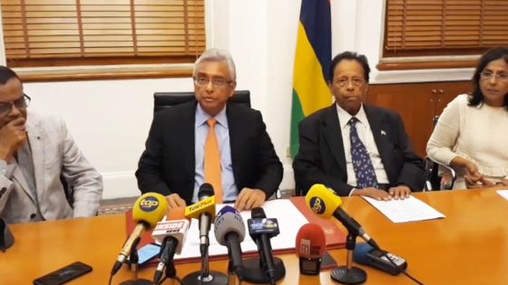 [Live] Suivez en direct la conférence de presse de Pravind Jugnauth
