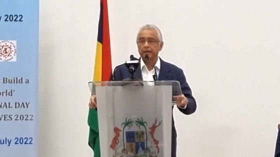 Journée internationale des coopératives : discours de Pravind Jugnauth