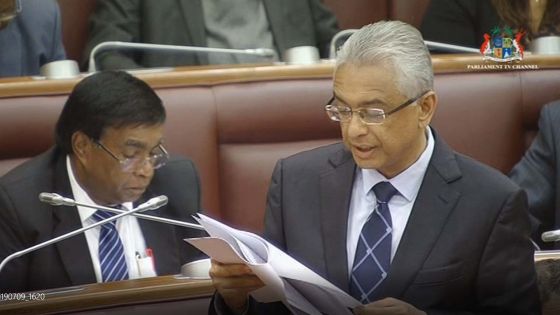  Political Financing Bill : il est maintenant temps pour l’opposition de «walk the talk», dit le PM