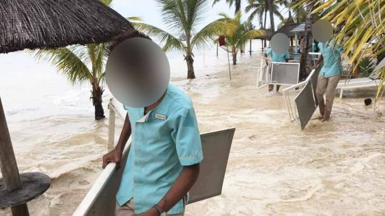Gelena : des vagues déferlantes occasionnent une montée des eaux sur des plages du Nord 