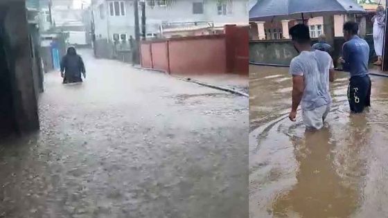 Chemin-Grenier : New Mosque Road une nouvelle fois sous les eaux