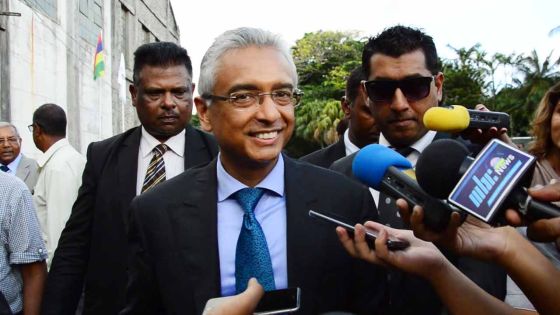 Pravind Jugnauth «content» qu’il n’y ait pas de poursuites contre Lutchmeenaraidoo 