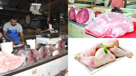 Poulet, poisson et viande frais : prix stables, vente en dents de scie 