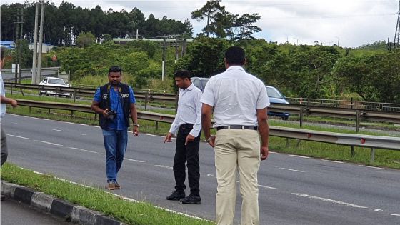 Accident à Wooton : le policier Domun participe à une reconstitution des faits 