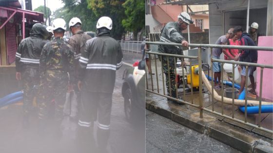 Avis de fortes pluies : sept interventions effectuées par les pompiers à la mi-journée