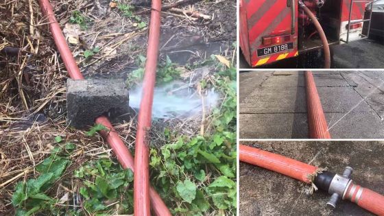 Tuyau d'incendie percé lors d’un incendie à Port-Louis : les pompiers n'y ont vu que du feu 