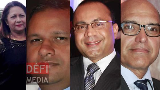 PPS : Marie Claire Monty, Kalyan Tarolah, Bobby Hurreeram et Alain Aliphon