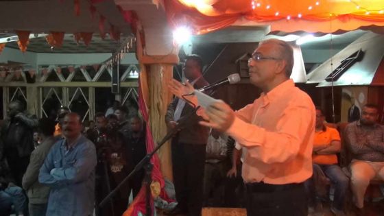 Pravind Jugnauth : «Aucune leçon à recevoir de Paul Bérenger»