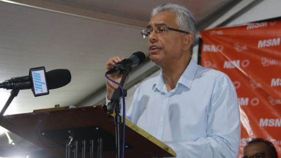 Pravind Jugnauth sur le MMM: «lezo inn reste, la viand inn vinn ek nu isi»
