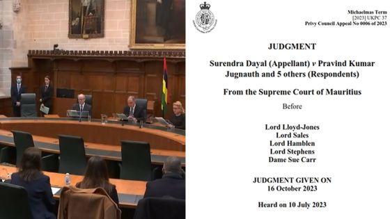 L’appel de Dayal rejeté : voici ce qu’il faut retenir du jugement du Privy Coucil