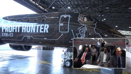 Air Mauritius s'intéresse à l'avion Embraer 195-E2
