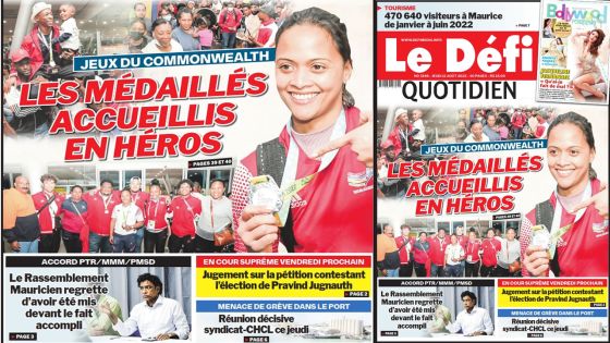 Voici la une du Défi Quotidien de ce jeudi 11 Août 2022