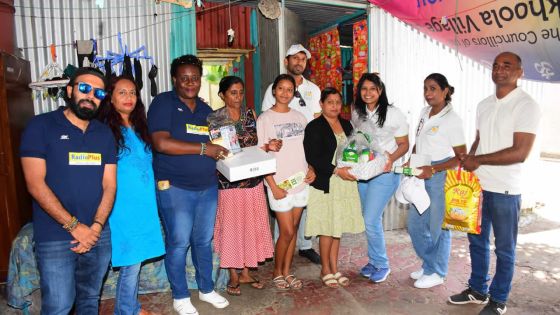 Radio Plus et Farmland - Divali : cinq familles mauriciennes reçoivent tout le nécessaire pour célébrer la fête