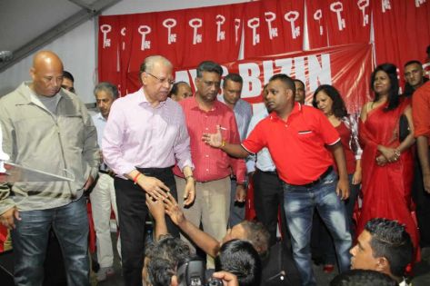 «On ne pourra jamais créer un autre PTr sans Navin Ramgoolam», dit le leader des rouges