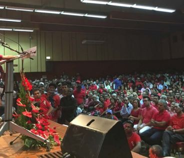 PTr: Navin Ramgoolam «satisfait» de la foule lors du congrès-anniversaire