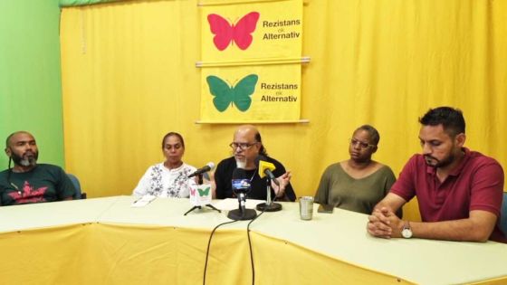 EN DIRECT | Suivez la conférence de presse de Rezistans ek Alternativ