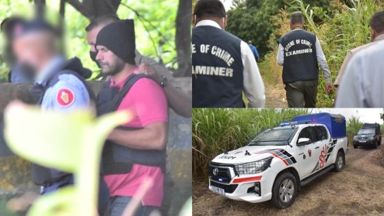 Découvertes macabres à Mare-d'Albert : Umyad Ebrahim participe à un exercice de reconstitution des faits 