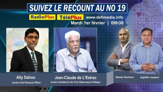 Suivez le « Recount » sur Radio Plus et sur defimedia.info